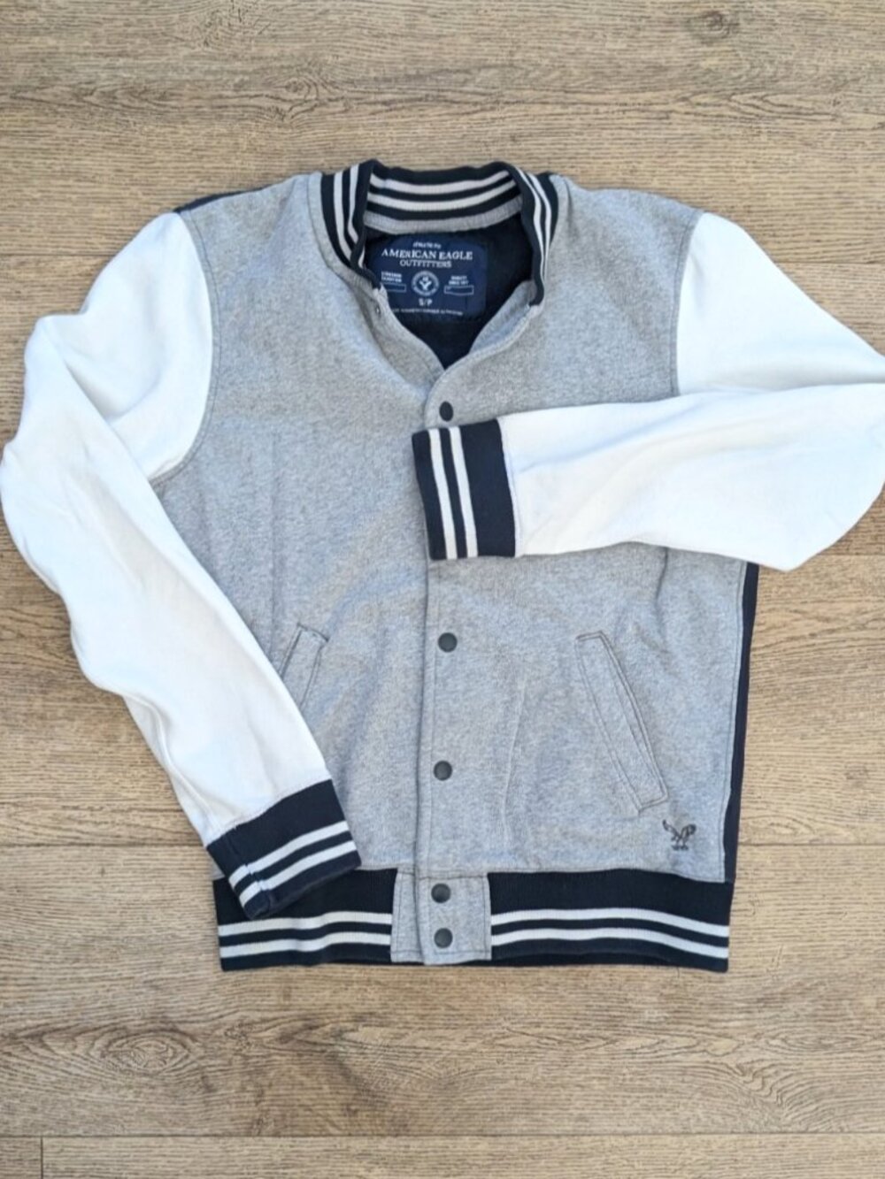 American Eagle Varsity Lightweight Buttons Jacket